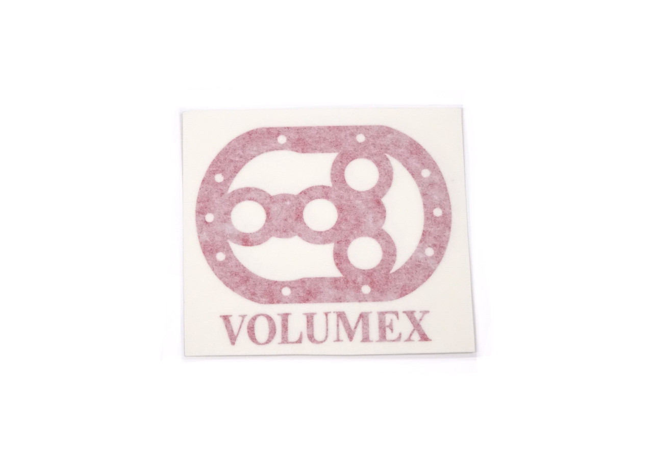 Red Volumex logo decal FIAT Volumex Spider - 1983-1985  -  Auto Ricambi, RS0-284