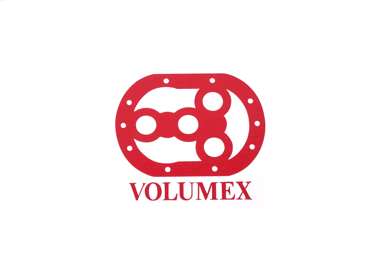 Red Volumex logo decal FIAT Volumex Spider - 1983-1985  -  Auto Ricambi, RS0-284