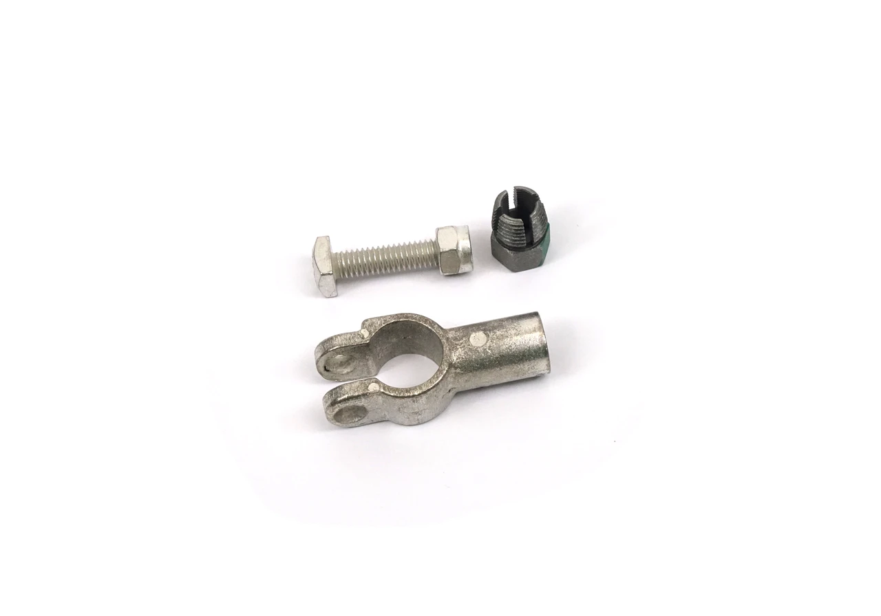 Compression nut positive battery cable terminal Universal part for top mount batteries FIAT 124 Spider 2000 Coupe X1/9, EL0-025  -  Auto Ricambi