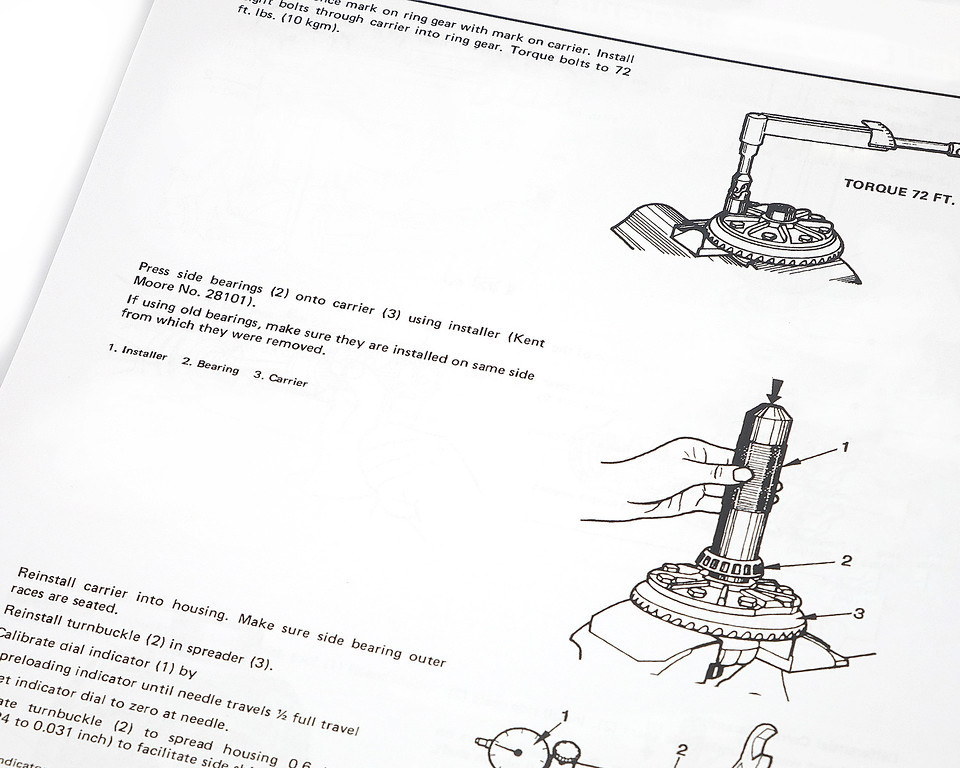 Official factory repair manual FIAT 124 Spider, Spider 2000 and