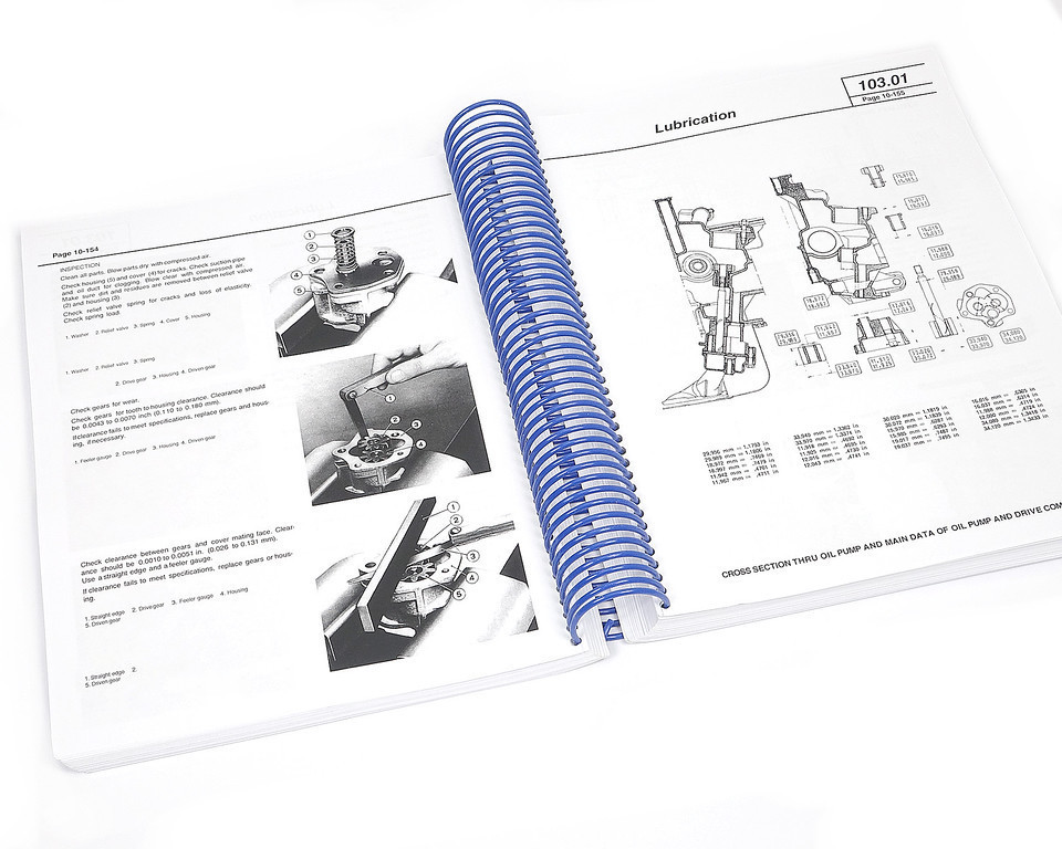Official factory repair manual FIAT 124 Spider, Spider 2000 and