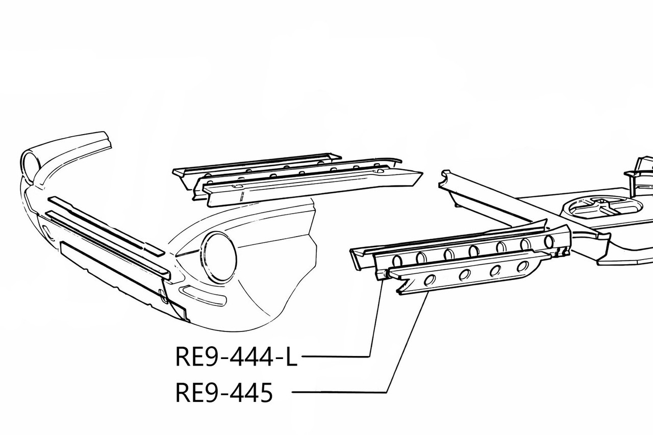 OEM Outer Sill or Rocker Section