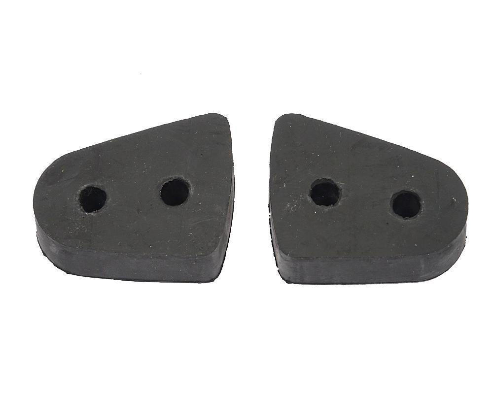 FIAT 124 Spider Door Guide Set - Original Solid Rubber