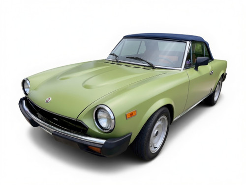 Silver 'FIAT' wreath emblem FIAT 124 Spider and Spider 2000 - 1975-1982 FIAT 124 Sport Coupe - 1966-1972 FIAT X1/9 - 1974-1982  -  Auto Ricambi, RE3-187, 4134236