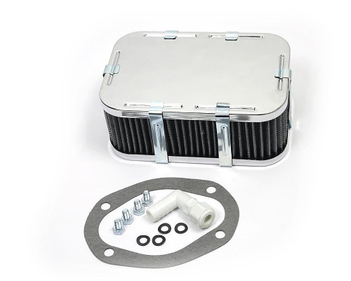 High performance air cleaner assembly FIAT 124 Spider and Sport Coupe 1966-1974 (DFEV, DMSA, DHSA)