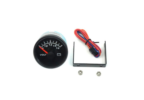 Universal volt meter gauge FIAT 124 Spider, Spider 2000 and Pininfarina - 1968-1985- Auto Ricambi-RI0-371,  