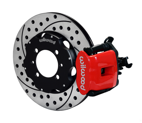 Wilwood rear brake kit with red calipers and drilled rotors
FIAT 500 - 2012-2019 2 door models - Auto Ricambi, 5BR315, 140-12768-DR