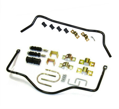 High-performance set:  1" (25mm) diameter front anti-sway bar and 5/8" diameter rear anti-sway bar FIAT 124 Spider, Sport Coupe, Spider 2000 and Pininfarina - 1969 ,1970, 1971, 1972, 1973, 1974, 1975, 1976, 1977, 1978, 1979, 1980, 1981, 1982, 1983, 1984, 1985 - Auto Ricambi