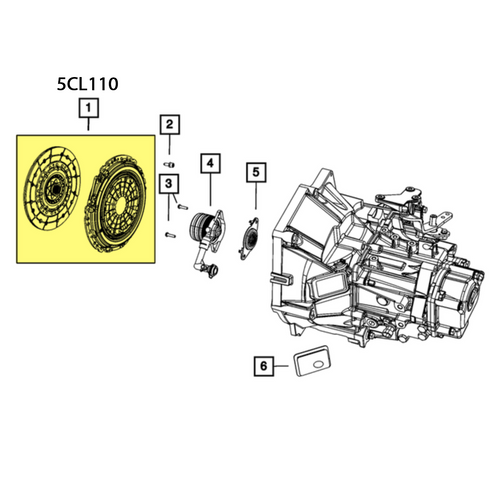 OEM factory original Valeo clutch kit 
2012-2019 FIAT 500 Abarth and Turbo - 2 door models with C510 transmissions and internal slave cylinder
This fits all FIAT 500 models with the 8th character of “H" in the VIN
(H=Turbo engine code)
- Auto Ricambi - 
5CL110, 5106210AA   55219388