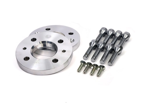 Aluminum wheel spacer pair with lug bolts FIAT 124 Spider, Spider 2000 and Pininfarina - 1966-1985 FIAT 124 Sport Coupe - 1967-1975 FIAT and Bertone X1/9 - 1974-1988 2012-on All FIAT 500 2 door models models Auto Ricambi SU0-002-Z