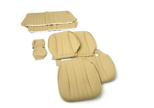 Beige vinyl front and rear seat upholstery set FIAT Spider 2000 - 1979-1982  -  Auto Ricambi, RI9-421