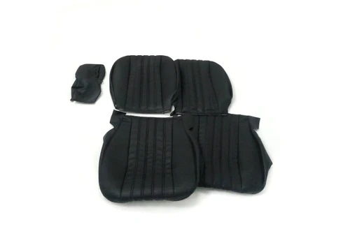 Black front seat only upholstery set FIAT Spider 2000, Pininfarina Spider - 1979-1985  -  Auto Ricambi, RI9-426