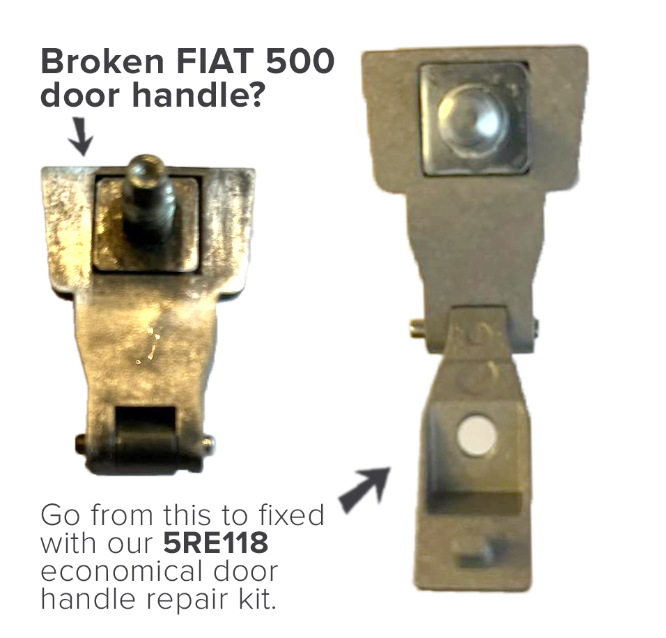 Door handle repair kit 2012-2019 FIAT 500 - all 2 door models