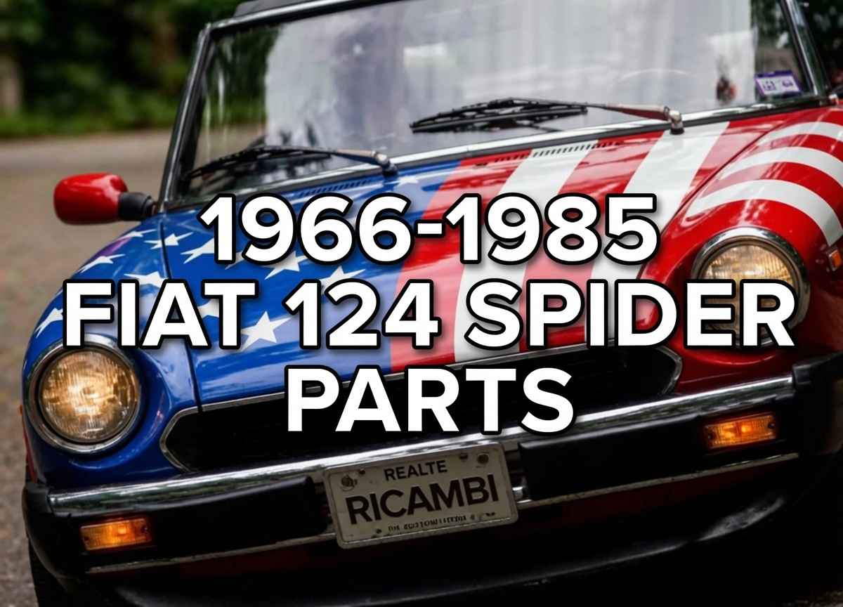 1966-1985 FIAT 124 Spider Parts