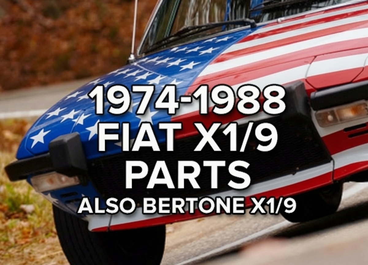 1974-1987 FIAT X1/9 Parts