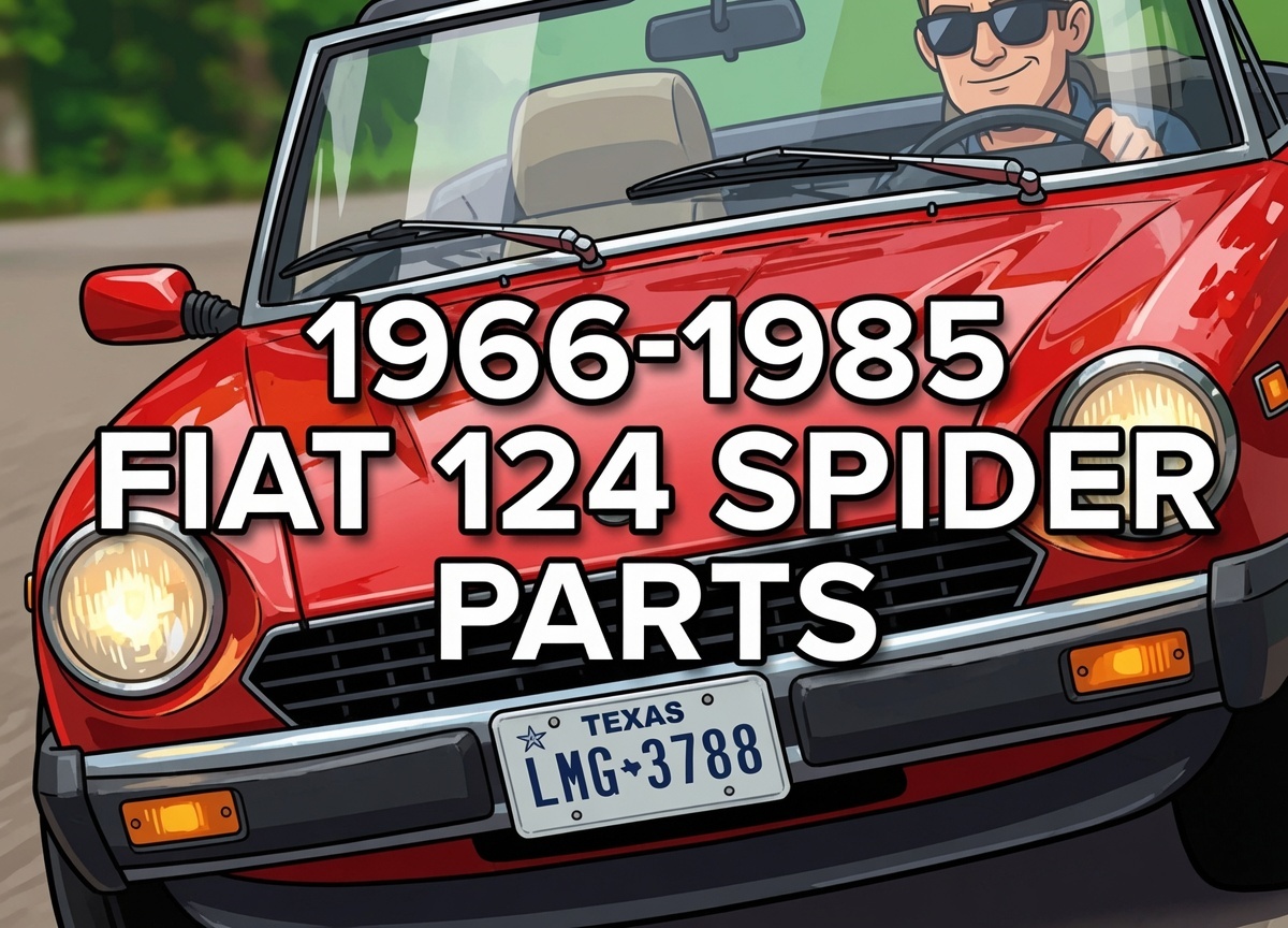 1966-1985 FIAT 124 Spider Parts