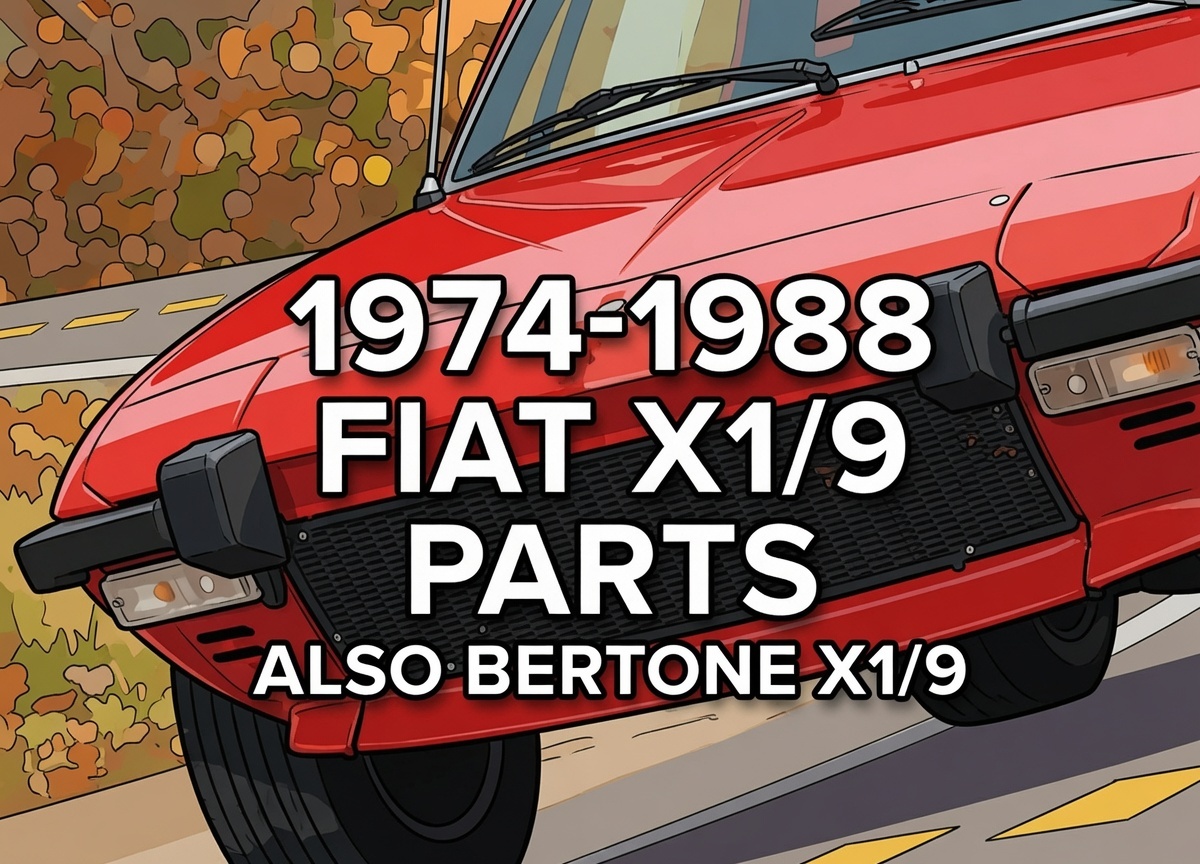 1974-1987 FIAT X1/9 Parts