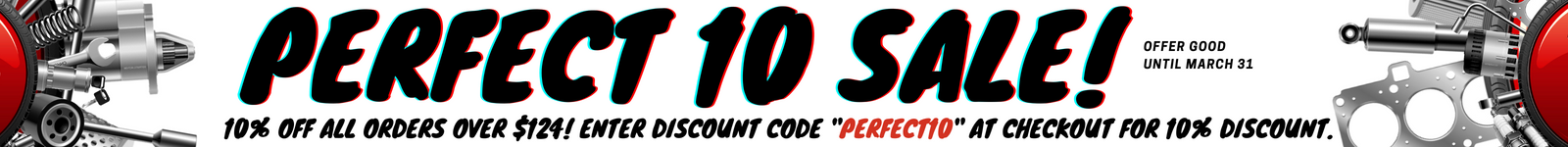 Perfect 10 Sale, Auto Ricambi