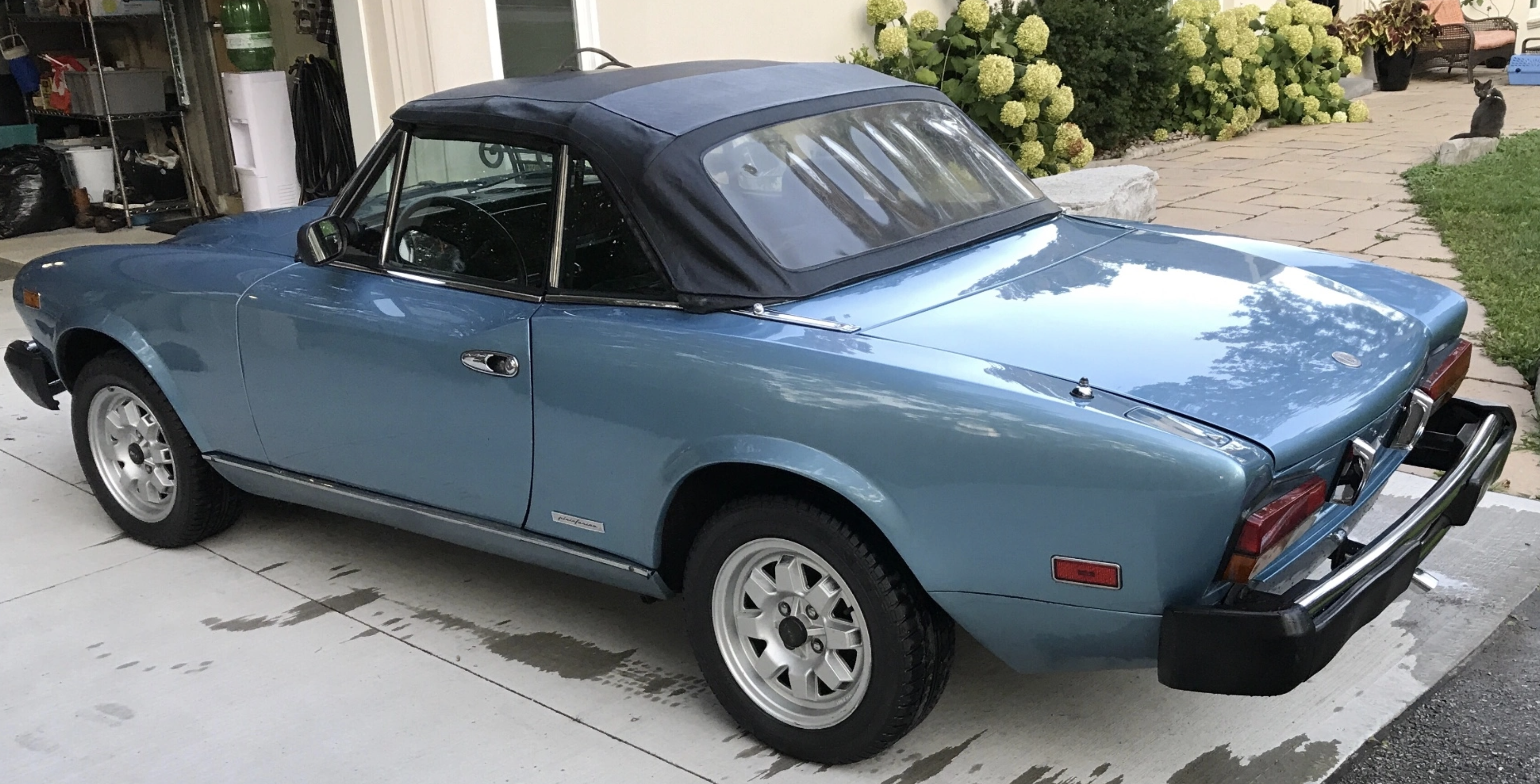 Rear exterior of 1983 FIAT Spider