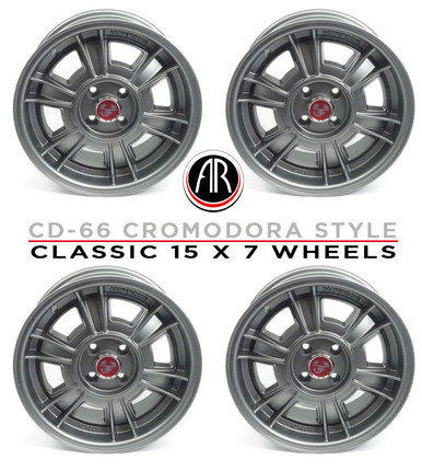 Sportiva CD-66 style wheel - Set of 4 FIAT 124 Spider, Spider 2000