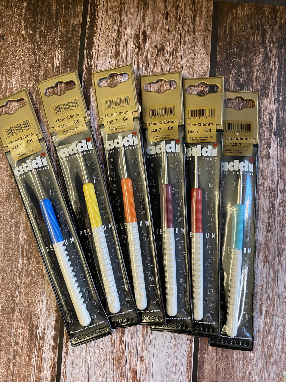 addi Comfort Grip Color Coded Crochet Hooks - For Yarn's Sake