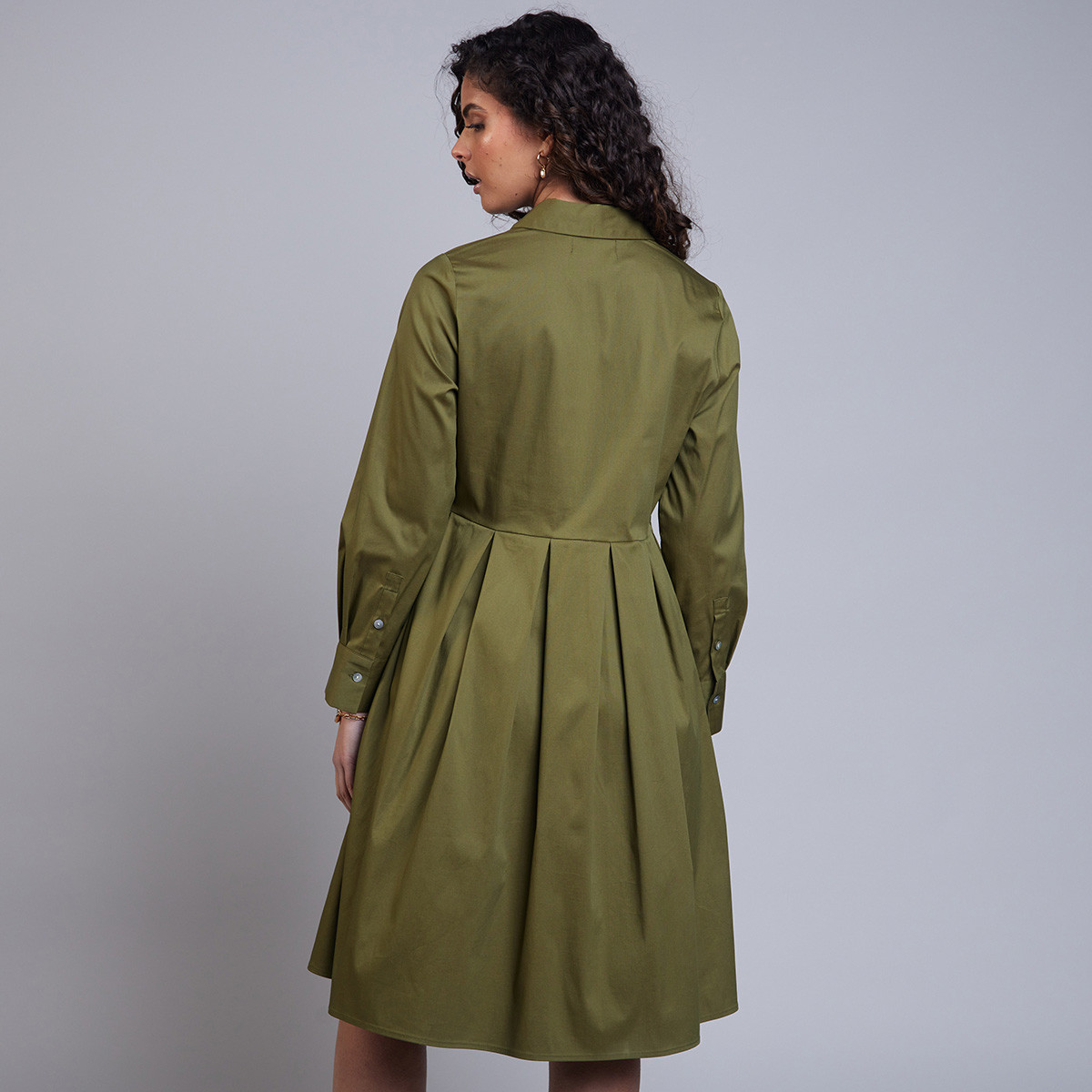 slim fit dress slacks Blair Dress Light Green / S main image 1