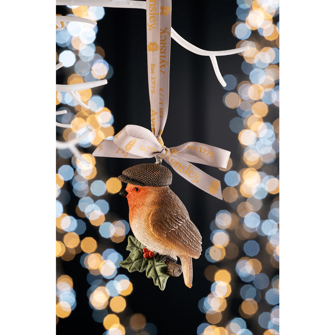 Flat Cap Robin Hanging Ornament Kilkenny Design