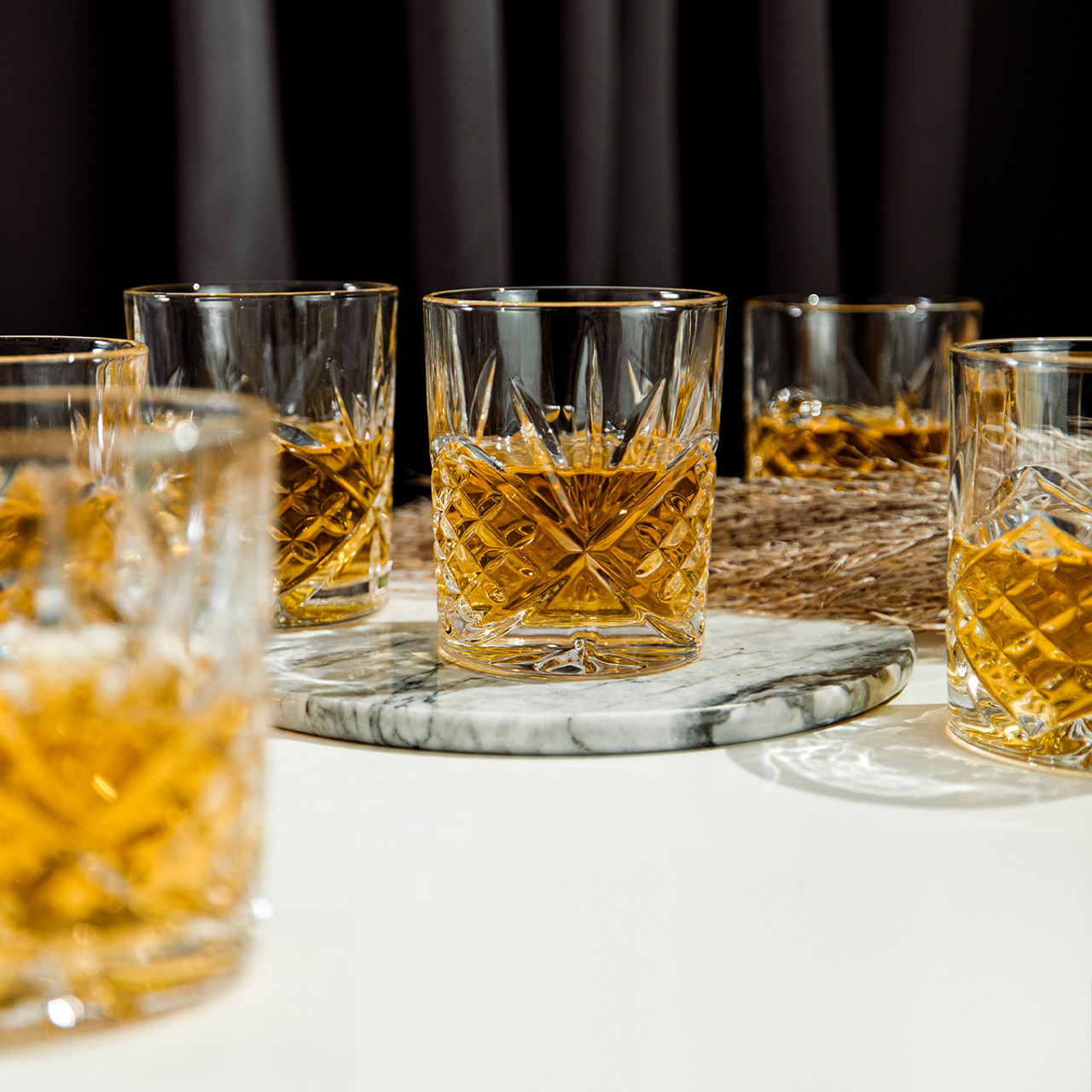 Killarney Crystal Trinity Set of 6 Whiskey Glasses | Kilkenny Design