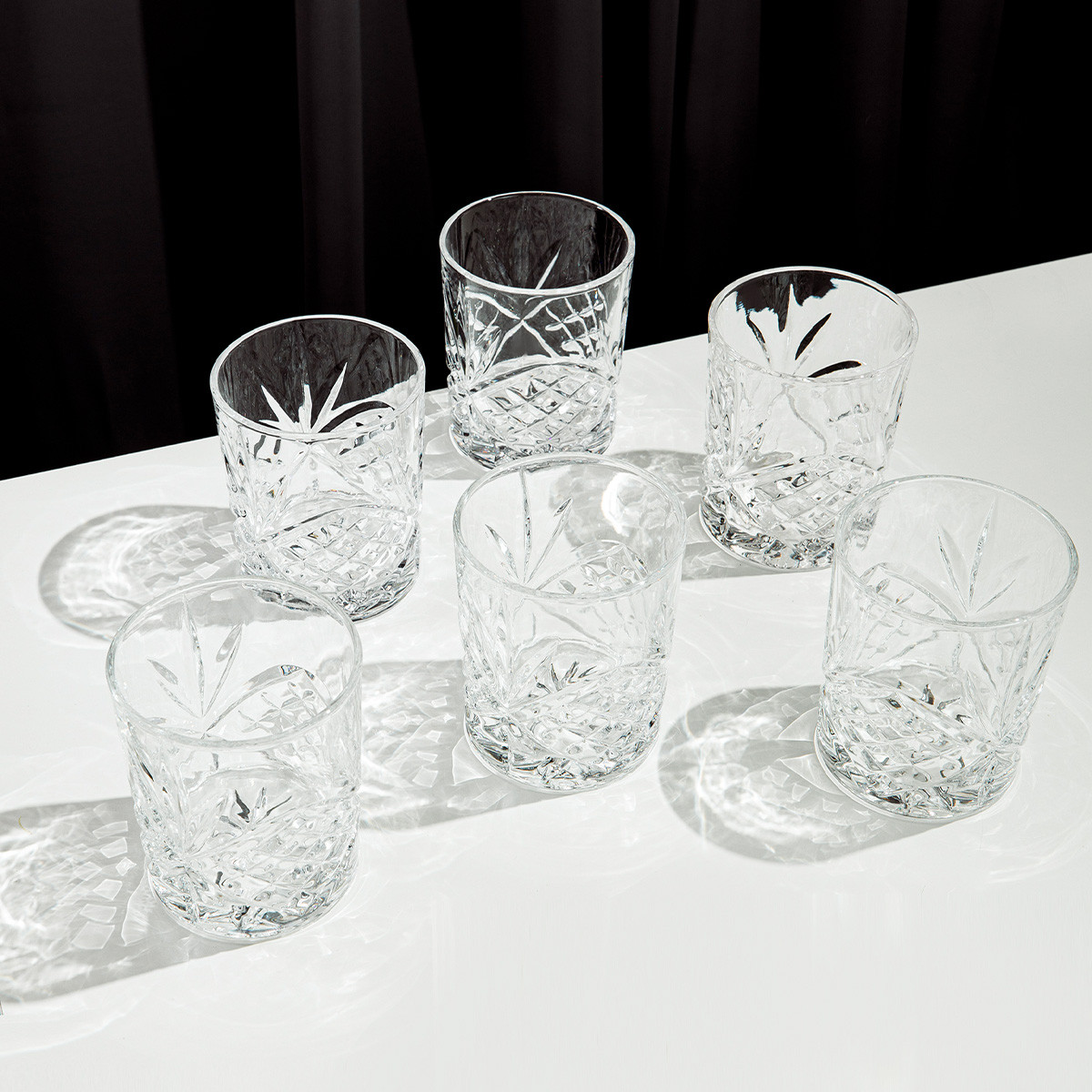 Killarney Crystal Trinity Set of 6 Whiskey Glasses | Kilkenny Design