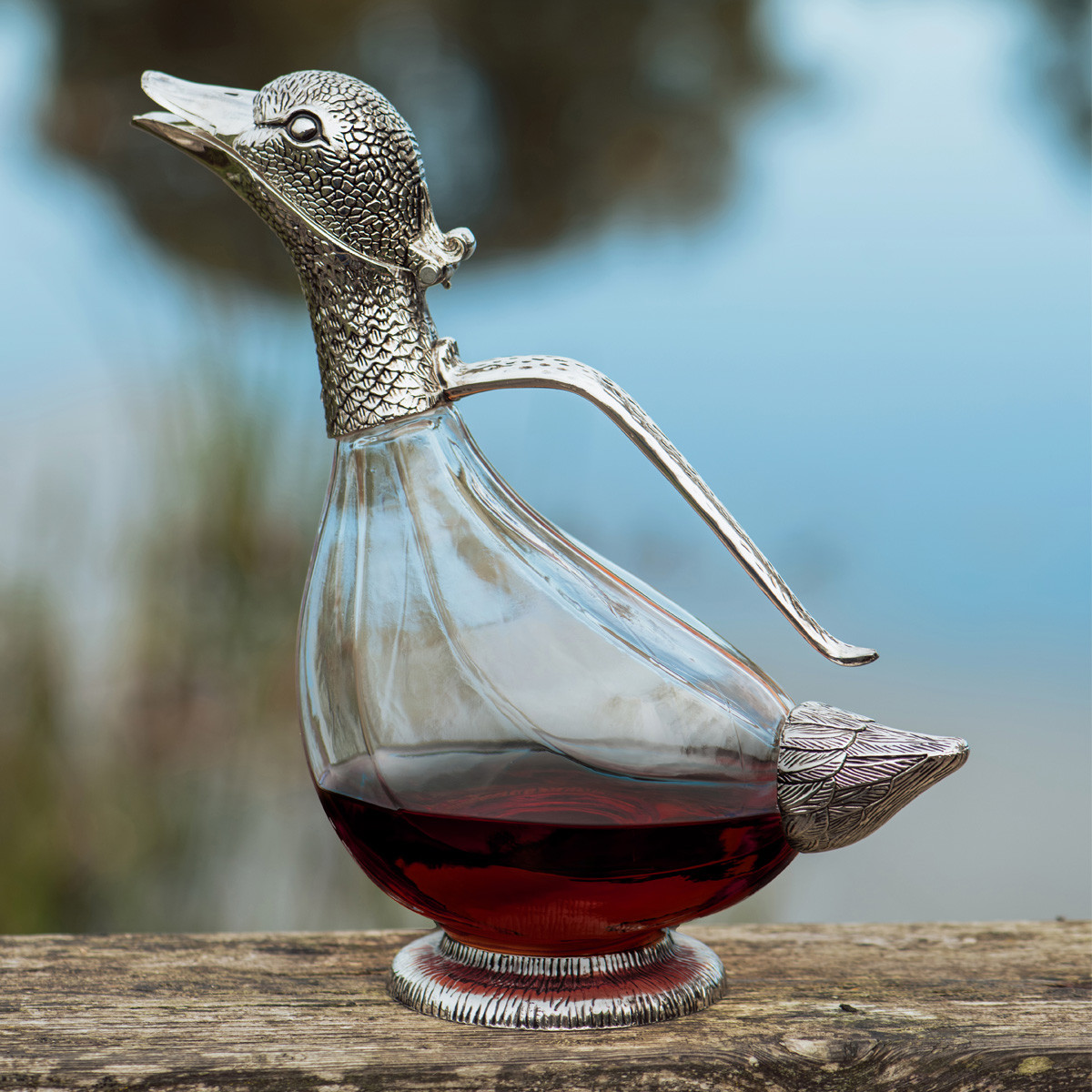 Newbridge Silver Plated Duck Decanter | Kilkenny Design