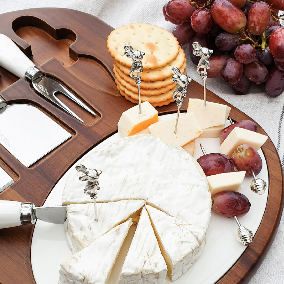 Newbridge Ceramic & Wood Cheese Board Set Kilkenny Design