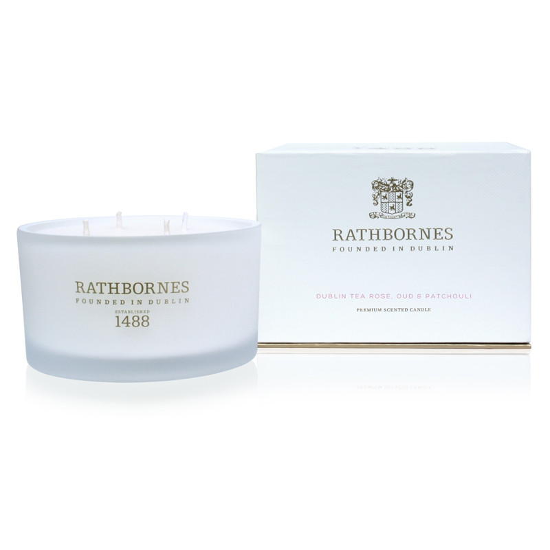 Rathbornes Dublin Tea Rose Luxury Candle Kilkenny Design