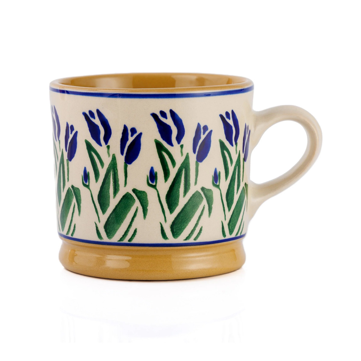Nicholas Mosse Pottery Blue Blooms Large Mug | Kilkenny Design