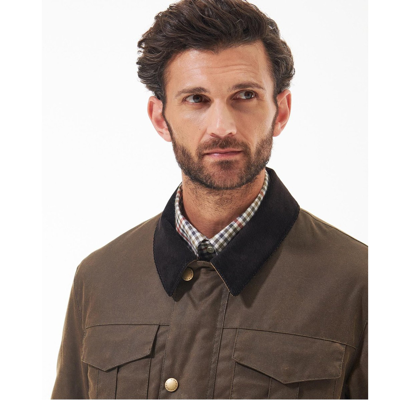 Classic Northumbria Wax Jacket in Olive | Barbour