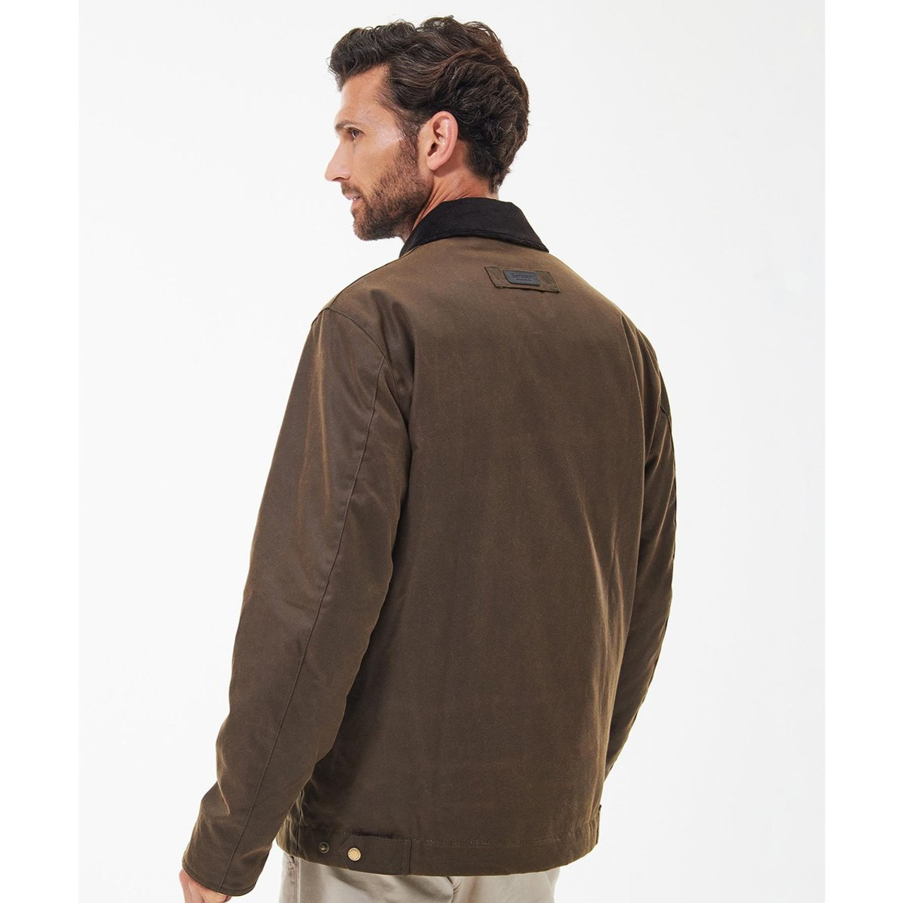 barbour spen classic wax jacket brown 3 52801.1704849057