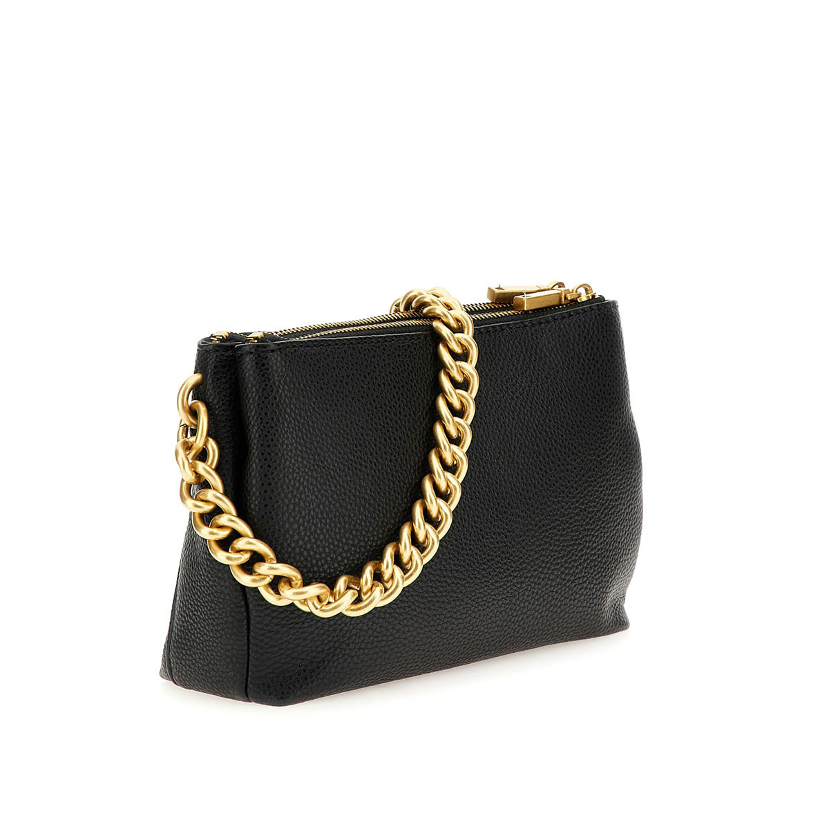 Laryn Double Zip Crossbody Black Kilkenny Design