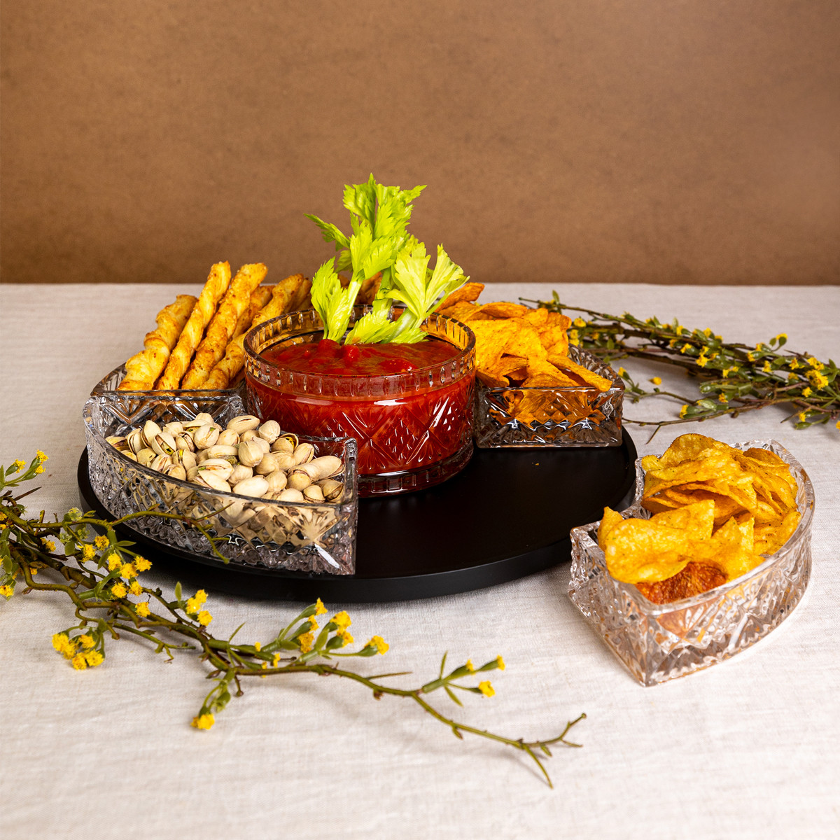 Trinity Lazy Susan Serving Set | Kilkenny Design