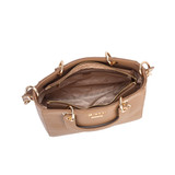 Cedar Eyelet Strap Handle Bag Taupe