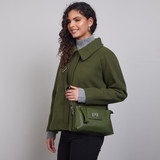 Beryl Short Zip Jacket Khaki