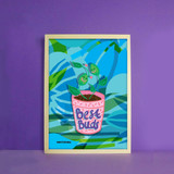 Best Buds A4 Print 