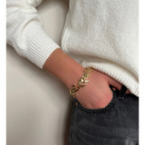 Gold Leaf Bracelet