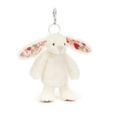 Blossom Cream Bunny 'Berry' Bag Charm