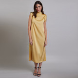 Swanzy Epaulet Shoulder Dress Buttercup