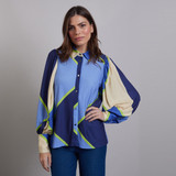 Mainie Gathered Shirt Liberty Print