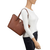 Starfish Tote Bag with Buckle – Tan