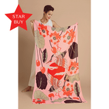 Print Crane at Sunrise - Petal Scarf
