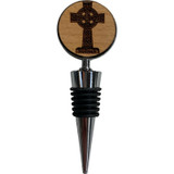 Steel & Wood Bottle Stopper High Cross 