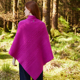 Sharon Aran Poncho – Fuchsia
