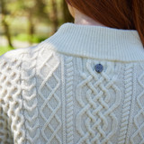 Jacinta Aran Turtle Neck Sweater – Natural