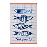 Catch of the Day Fish Tea Towel 